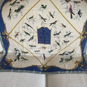 Hermes Paris vintage silk scarf